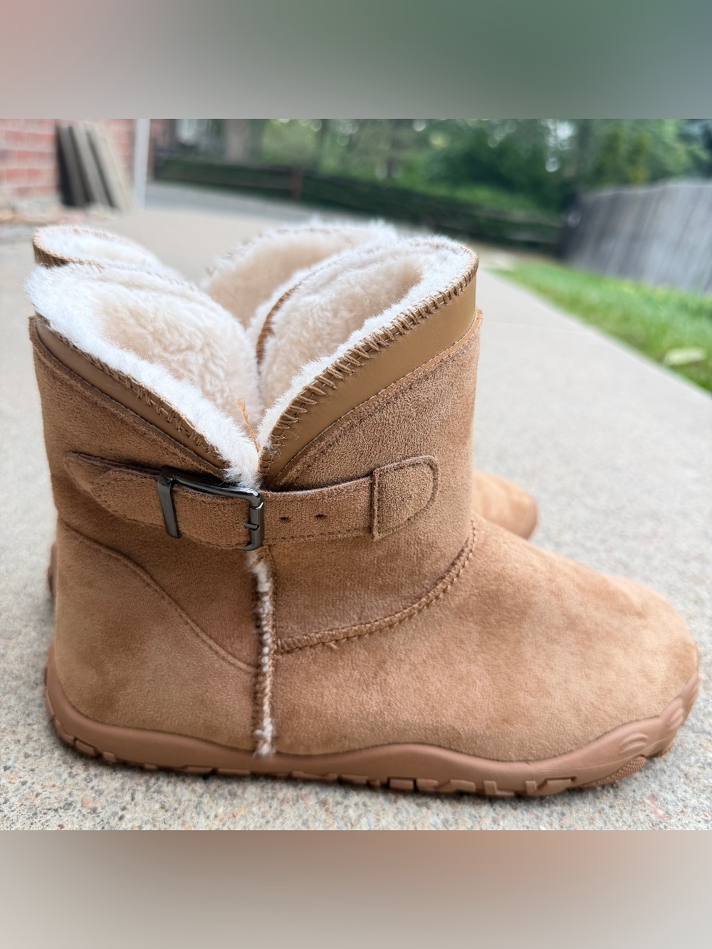 Hike Footwear Cozely Barefoot Ankle Boots Brown Faux Fur EUR 40 Fits Like W8.5 - Picture 13 of 15
